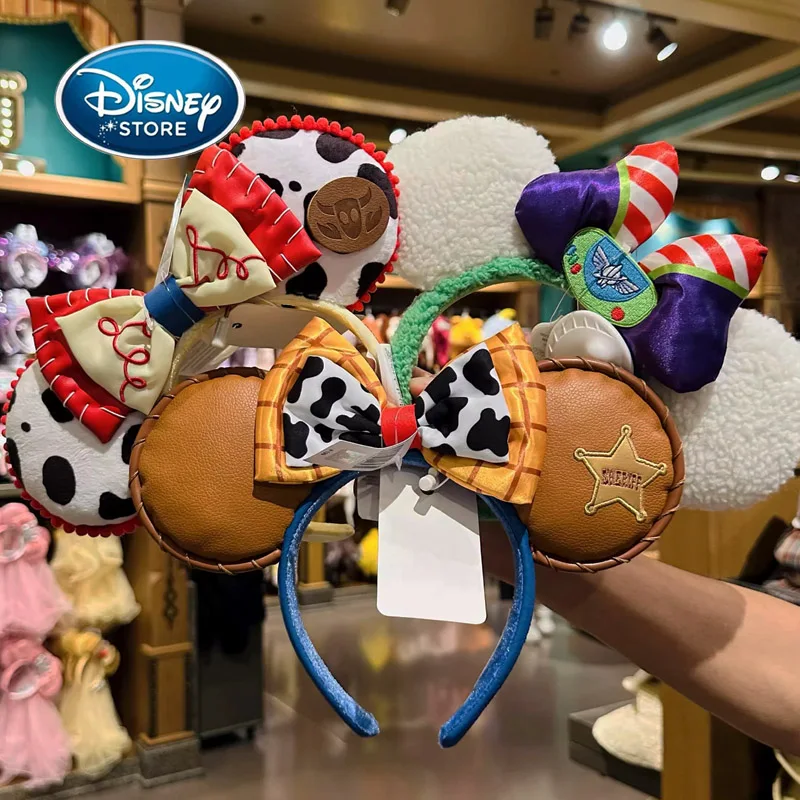 Serre-tête Toy Story Disney – Oreilles Mickey Buzz, Woody & Jessie, style cartoon – Image 2